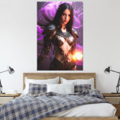 Carybdea Brevipedalia 014 Canvas Afdruk (Insitu (Slaapkamer))