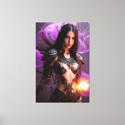 Carybdea Brevipedalia 014 Canvas Afdruk (Voorkant)