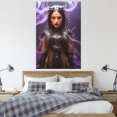 Carybdea Brevipedalia 062 Canvas Afdruk (Insitu (Slaapkamer))