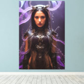 Carybdea Brevipedalia 062 Canvas Afdruk (Insitu (Houten vloer))