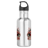 Caryoon hete staaf waterfles  (Achterkant)