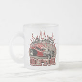 Caryoon hot rod matglas koffiemok (Links)