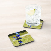 Carys Beardtongue Bloem Abstract Impressionisme Bier Onderzetter (Rechterzijde)