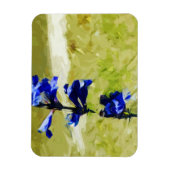 Carys Beardtongue Bloem Abstract Impressionisme Magneet (Verticaal)