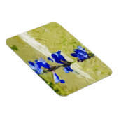 Carys Beardtongue Bloem Abstract Impressionisme Magneet (Rechterzijde)