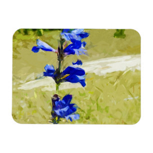 Carys Beardtongue Bloem Abstract Impressionisme Magneet
