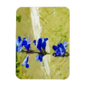 Carys Beardtongue Bloem Abstract Impressionisme Magneet (Verticaal)