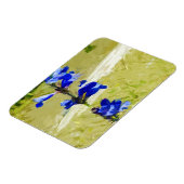 Carys Beardtongue Bloem Abstract Impressionisme Magneet (Linkerzijde)