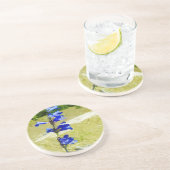 Carys Beardtongue Bloem Abstract Impressionisme Zandsteen Onderzetter (Zijkant)