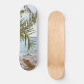Cas Abao - Tropisch strand Ontsnapping #3 #oceaan  Persoonlijk Skateboard (Voorkant)