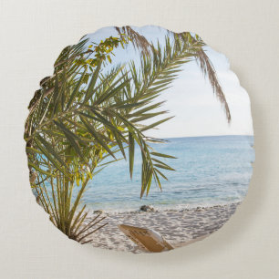 Cas Abao - Tropisch strand Ontsnapping #3 #oceaan Rond Kussen