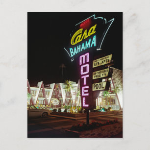 Casa Bahama Motel in Wildwood, New Jersey, jaren ' Briefkaart