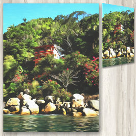 Casa Bahia Bonita 0759 Art Canvas Afdruk