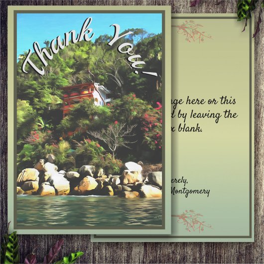 Casa Bahia Bonita Dank u 0759 Bedankkaart