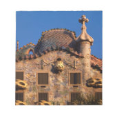 Casa Batilo, Gaudi Architecture, Barcelona, Notitieblok (Voorkant)