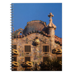 Casa Batilo, Gaudi Architecture, Barcelona, Notitieboek