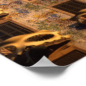 Casa Batilo, Gaudi Architecture, Barcelona, Poster (Hoek)