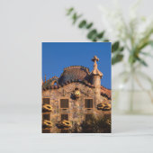 Casa Batilo, Gaudi-architectuur, Barcelona, Briefkaart (Staand voorkant)