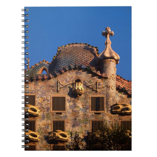 Casa Batilo, Gaudi-architectuur, Barcelona, Notitieboek (Voorkant)