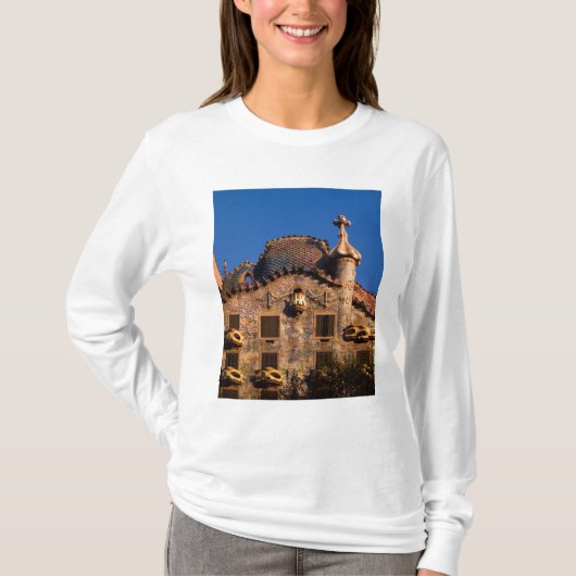 Casa Batilo, Gaudi-architectuur, Barcelona, T-shirt (Voorkant)