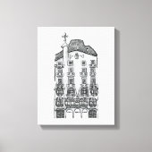 Casa Batllo (Barcelona) Canvas Afdruk (Voorkant)