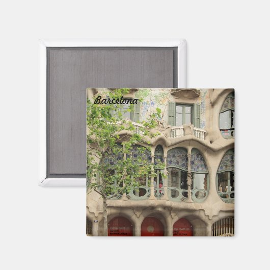 Casa Batllo, Barcelona Magneet (Voorkant / Achterkant)
