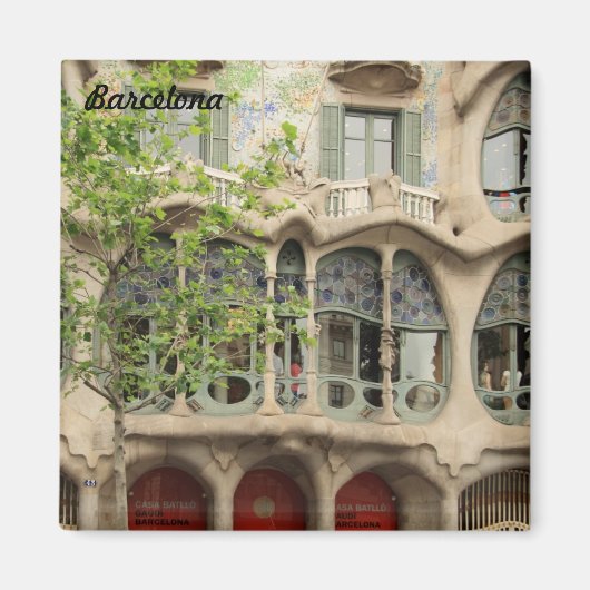 Casa Batllo, Barcelona Magneet (Voorkant)