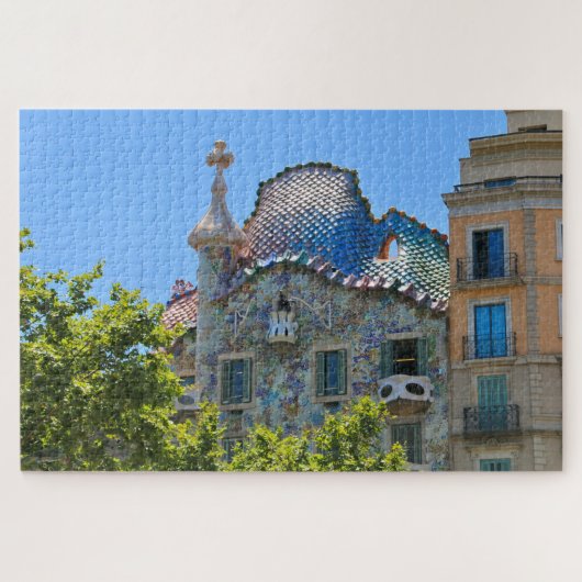 Casa Batllo, Barcelona, Spanje Legpuzzel (Horizontaal)