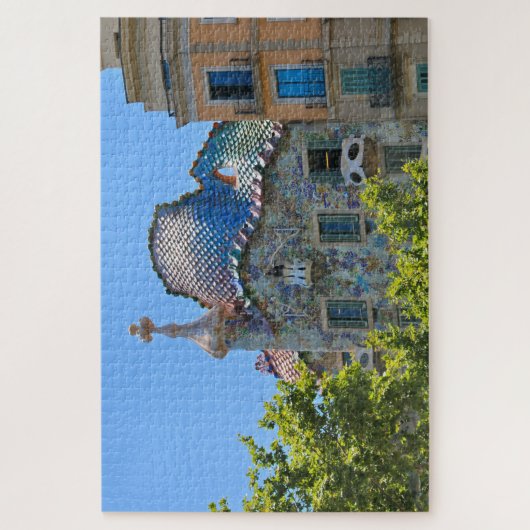 Casa Batllo, Barcelona, Spanje Legpuzzel (Verticaal)