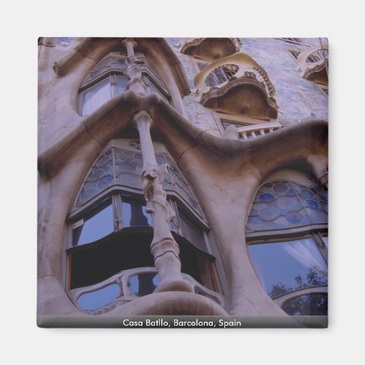 Casa Batllo, Barcelona, Spanje Magneet (Voorkant)