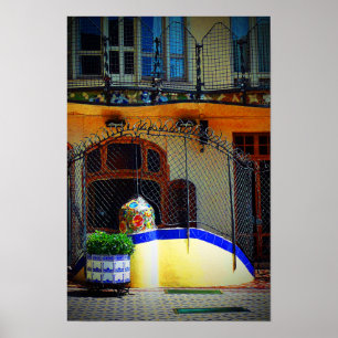 Casa Batllo Barcelona Spanje Poster