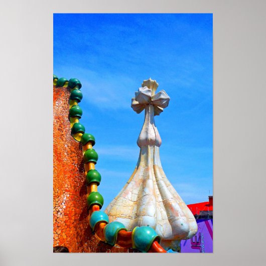 Casa Batllo Barcelona Spanje Poster (Voorkant)