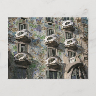 Casa Batlló in Barcelona door Antoni Gaudí Briefkaart