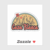 Casa Blanca, Arizona Sticker (Vel)