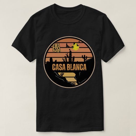 Casa Blanca, Arizona T-shirt (Design voorkant)