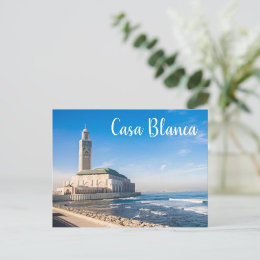 Casa Blanca Briefkaart (Staand voorkant)