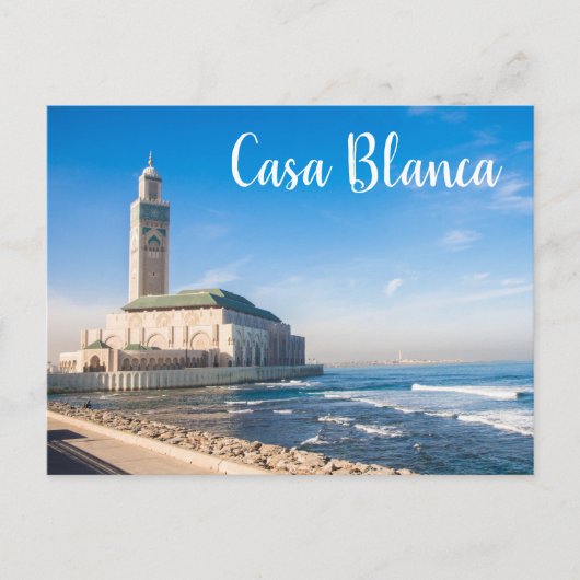 Casa Blanca Briefkaart (Voorkant)