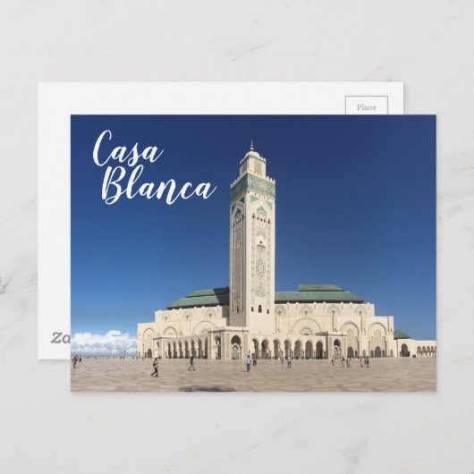 Casa Blanca Briefkaart (Voorkant / Achterkant)