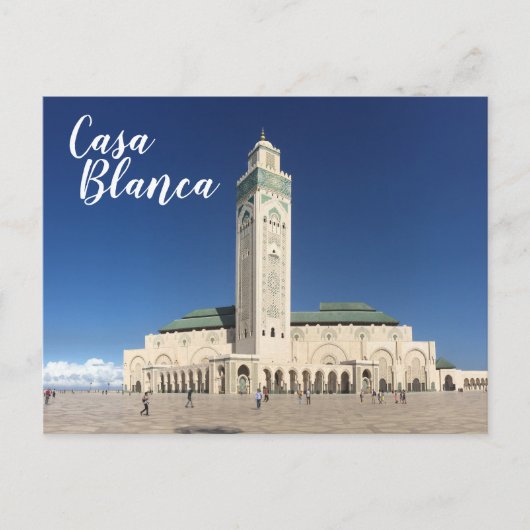 Casa Blanca Briefkaart (Voorkant)