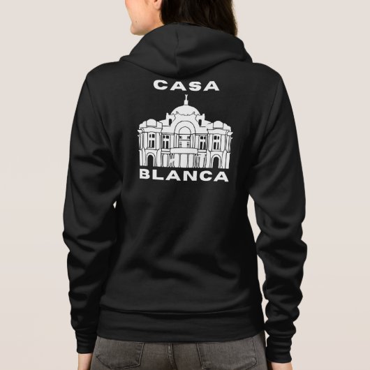 Casa Blanca, het Witte Huis Hoodie (Achterkant)