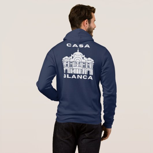 Casa Blanca, het Witte Huis Hoodie (Achterkant volledig)
