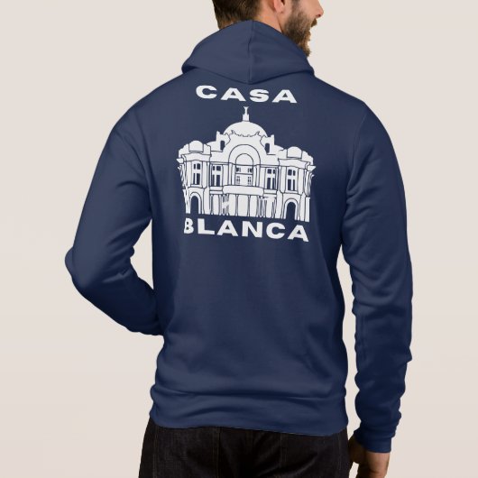 Casa Blanca, het Witte Huis Hoodie (Achterkant)