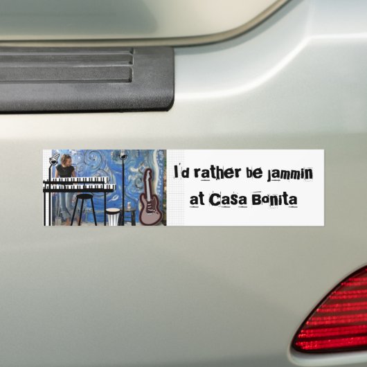 casa bonita bumper sticker (Op auto)