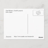Casa Botines Briefkaart (Achterkant)