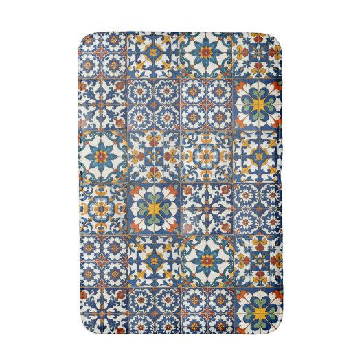 Casa Colorida Azulejo  Badmat (Voorkant Verticaal)