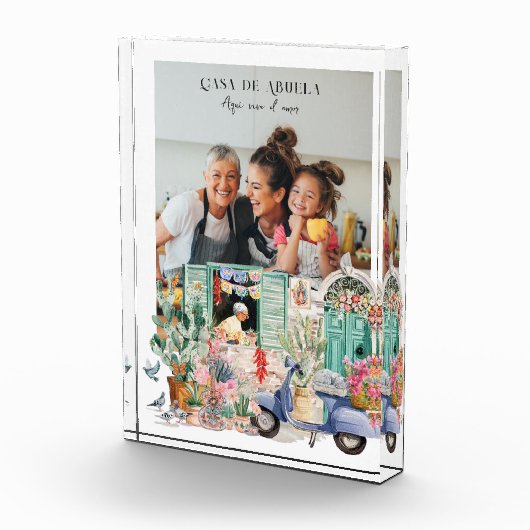 Casa de Abuela | Personalized Photo Fotoblokken (Rechts)