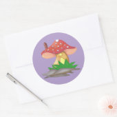 Casa de Cogumelo Ronde Sticker (Envelop)