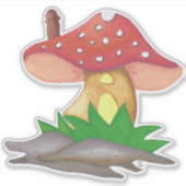 Casa de Cogumelo Sticker (Voorkant)