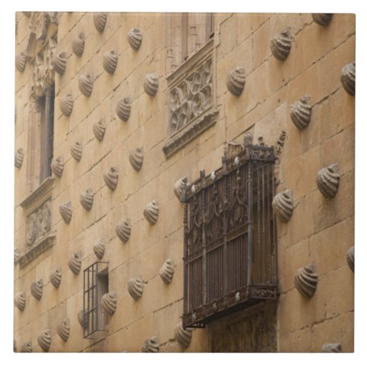 Casa de las Conchas, Huis der Schelpen Tegeltje (Voorkant)