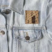 Casa de las Conchas, Huis der Schelpen Vierkante Button 5,1 Cm (In situ)